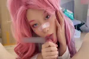 热门网红女神cos卖力吸吮鸡巴扇巴掌狠狠爆插高潮翻白眼内射  背景图片